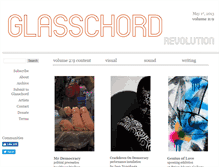 Tablet Screenshot of glasschord.com